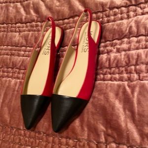 Brand New Michael Kors Red and Black Point Toe